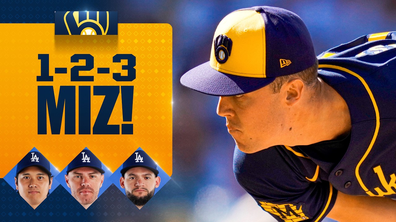 Jacob Misiorowski retires Dodgers' Shohei Ohtani, Freddie Freeman & Andy Pages in the 1st inning!