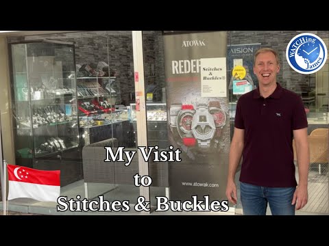 The Hidden Watch Store in Singapore - Stitches and Buckles Store Visit