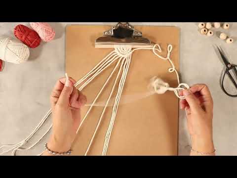 Macram-Wandbehang in zwei Größen