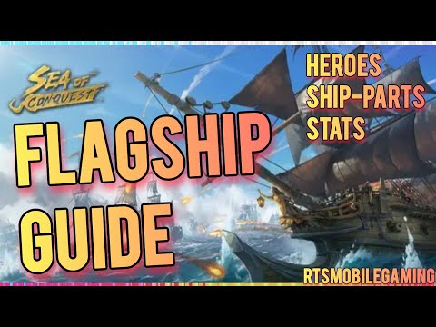 Sea of Conquest - Best Flagship Build - How to Set Up your Flagship! Season 1