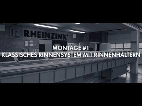 Rinnenmontage Teil 1 - Klassisches Rinnensystem mit Rinnenhaltern