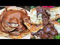 Most Satisfying Nutella Cream Cookie Cake Decorating Ideas Yummy Chocolate KitKat Food Compilation