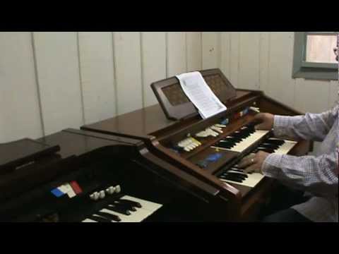 Hino 421 Hinário AD Brando Qual Coro Celeste( Whispering Hope)ao Orgão FARFISA