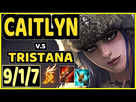 NOMANZ (CAITLYN) vs TRISTANA - 9/1/7 KDA BOTTOM ADC CHALLENGER GAMEPLAY - EUW