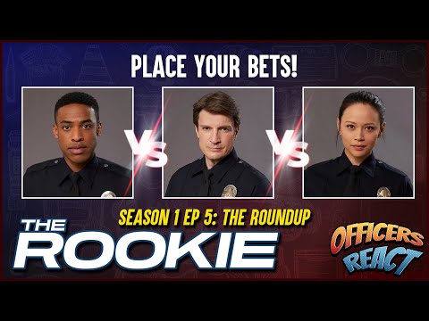 Officers React #48 - The Rookie - The Roundup Arrest Competition (S1 Ep5)
