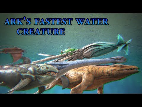 Which one is ARK's fastest WATER Creature? - Big RACE with all Water Dinosaurs || Cantex