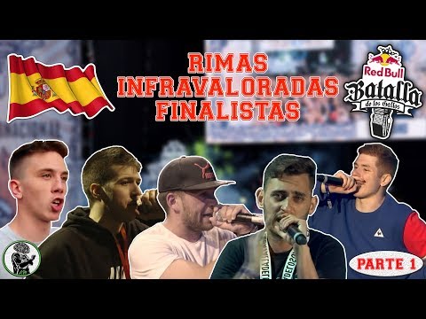 Rimas INFRAVALORADAS de los participantes de RED BULL ESPAÑA (Parte 1)