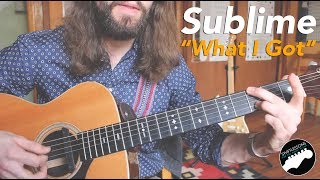 Sublime &quot;What I Got&quot; - Super Easy Beginner Guitar Lesson w/ solo!