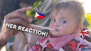 🇬🇧 British Baby Tries 🇵🇭 Calamansi For The First Time (Unexpected Reaction)