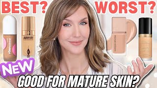 Best &amp; Worst NEW Foundations for Mature Skin | 2025 Foundation Roundup