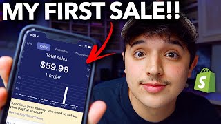 How To Make Your First Sale Online! (Shopify Dropshipping for Beginners 2020)