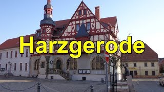 preview picture of video 'Harzgerode im Landkreis Harz-Schloss & Rathaus-Sachsen-Anhalt'