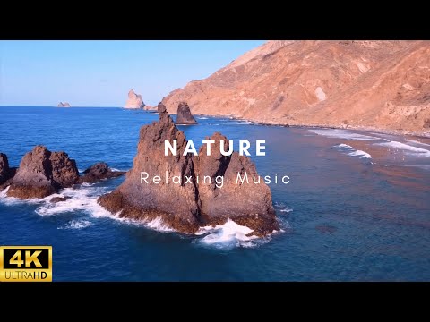 Amazing Colors of Spring 4K Nature Relaxation Film - Relaxing Piano Music - Natural Landscape