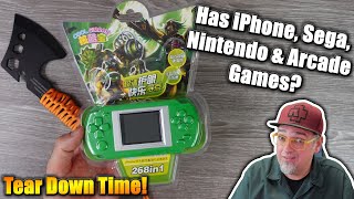 This Cheap Chinese Handheld Has 268 iPhone & Arcade Games? & How To Properly Teardown This Crap!