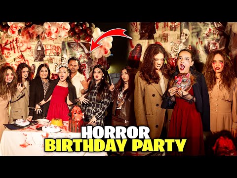 Scary Horror Birthday Party😱| Fatima Hira Churail Bn kr Agyin👹| Sab Dekh Kar Dar gaye🤣|Sistrology 