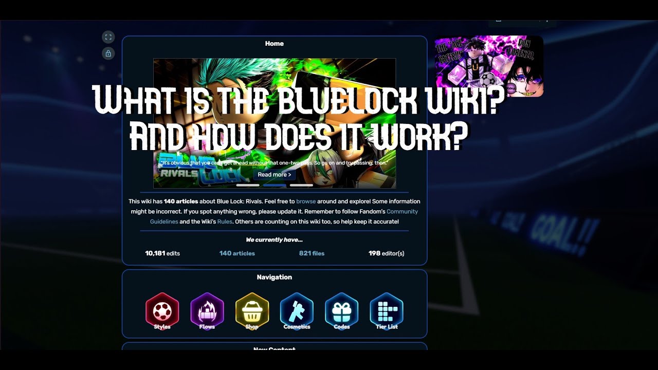 What is the bluelock rivals wiki? And how does it work?