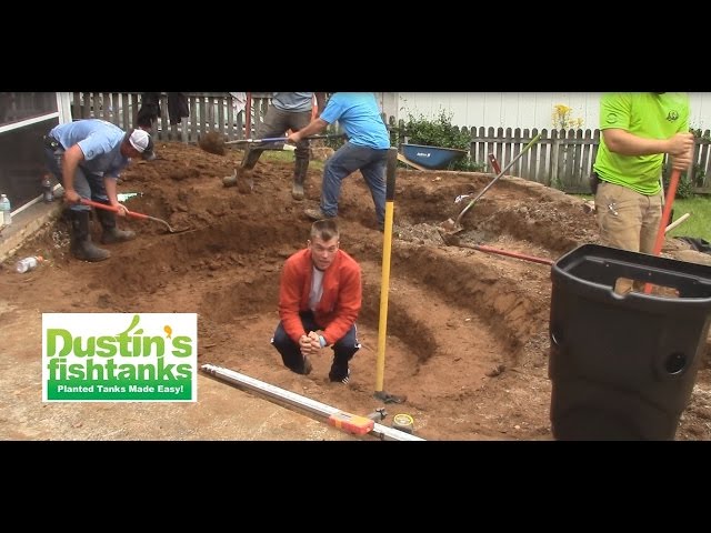 How to build a garden pond  Digging it out