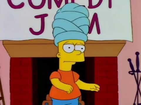 The Simpsons: Bart Mimics Marge