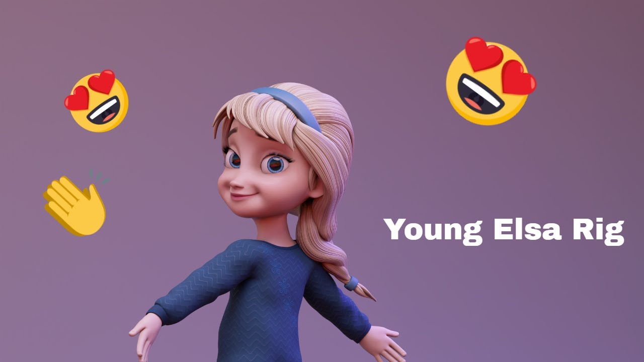 Young Elsa - Rig Demo