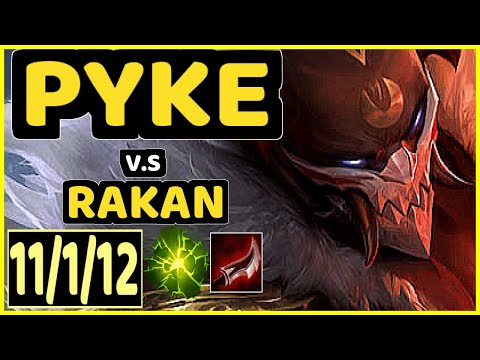 MIKYX (PYKE) vs RAKAN - 11/1/12 KDA BOTTOM SUPPORT CHALLENGER GAMEPLAY - EUW