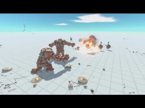 4 LAVA GOLEM VS INFERNALS - ARBS- ANIMAL REVOLT BATTLE SIMULATOR