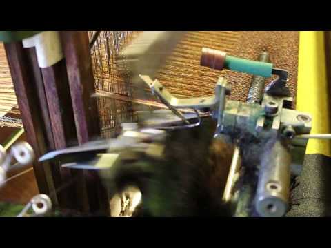 Harris Tweed on the loom part two