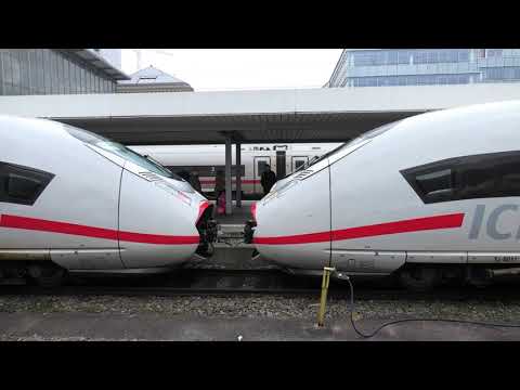 ICE 3 neo - Kuppeln zur Doppeltraktion München Hauptbahnhof (30.12.2024) BR 408