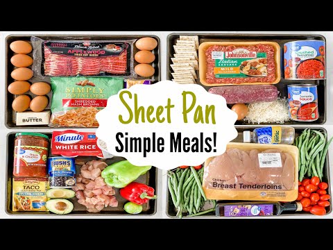 5 Easy & IMPRESSIVE Sheet Pan Meals | Deliciously Simple Dinner Recipes | Julia Pacheco