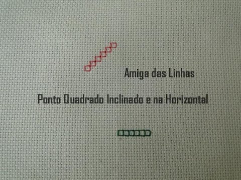 Ponto Quadrado: Inclinado e na Horizontal