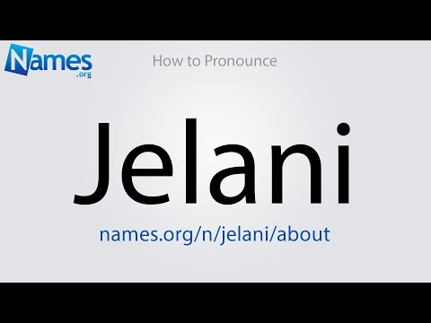 How to Pronounce Jelani