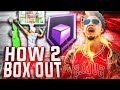 HOW TO GRAB EVERY REBOUND & BREAK/WORM BOXOUTS NBA 2K20! BEST BOXOUT SETTINGS + BEST SNAGGER TIPS...