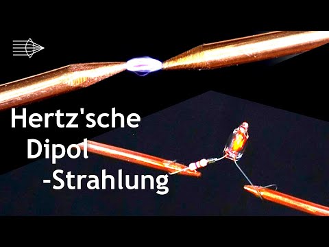 Hertz'sche Dipolstrahlung als Nachweis elektromagnetischer Strahlung