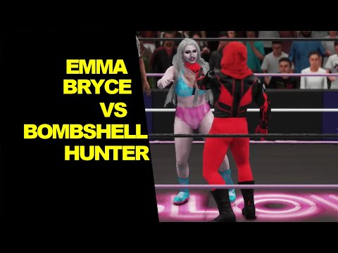 GLOW 1985 Emma Bryce vs Bombshell Hunter - Mixed Match