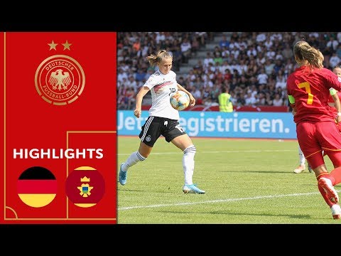 Deutschland - Montenegro 10:0 | Highlights | Frauen EM-Qualifikation