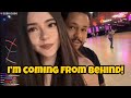 Funny and friendly Moments: Nick and Katchii on Roller Skates