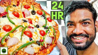 I only ate PIZZA for 24 hours Food Challenge| PIZZA Recipe | Veggie Paaji