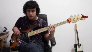 Miami horror - I Look To You (Bass Cover)