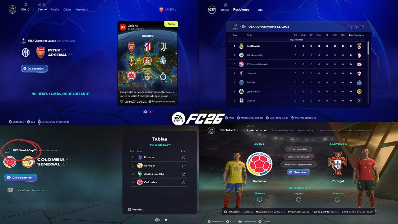 😱 NUEVA ACTUALIZACION FIFA 16 MOD FC 26 Android - MODO CARRERA CON TORNEOS, MUNDIAL 2026 Y UCL 🔥