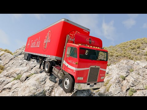 Cars vs Cliff Roads #9 - BeamNG DRIVE | SmashChan