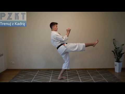 Trenuj z Kadrą - PZKT - Patryk Jarosz - Mięśnie brzucha w keri waza - Karate Tradycyjne