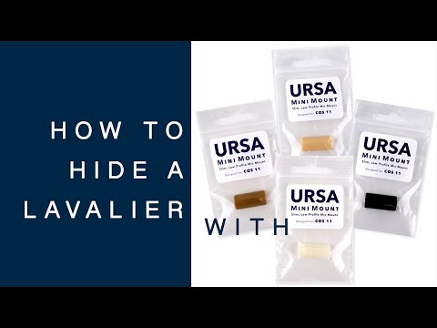 HOW TO HIDE A LAVALIER INSIDE A WINTER JACKET WITH URSA MINI MOUNTS.