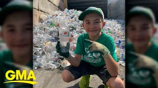 Teenager recycles nearly 2 million bottles and cans in California
