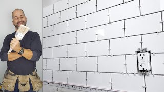 How To Install A Subway Tile Backsplash