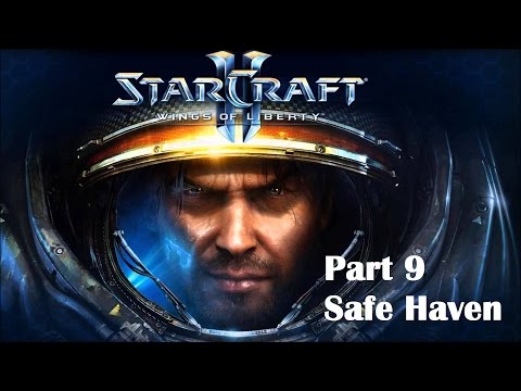 Starcraft 2 Wings of Liberty Walkthrough Safe Haven Part 9 Hard Mode No Commentary