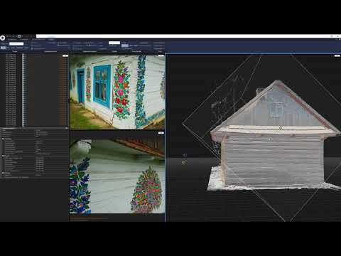 Painted house. Zalipie in southern Poland - Reality Capture. Workflow Video
