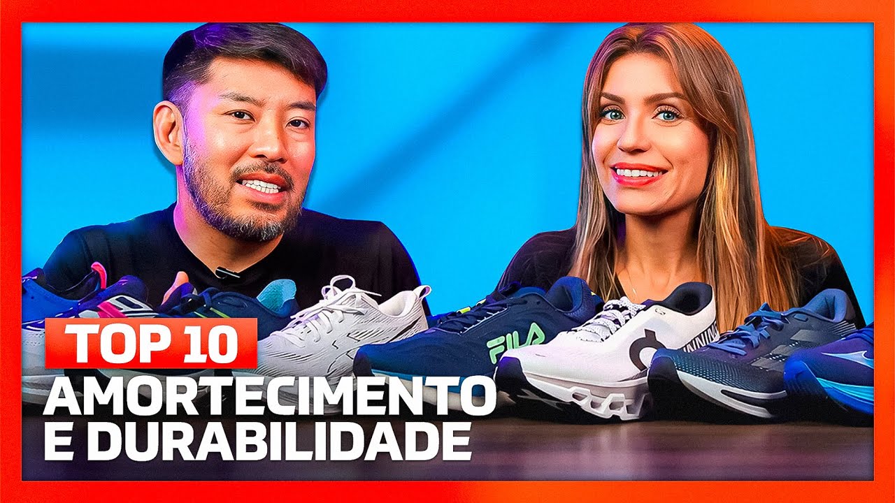 10 TÊNIS COM AMORTECIMENTO E DURABILIDADE