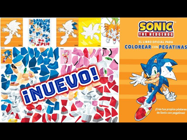 Vídeo relacionado con CRAYOLA, Álbum para Colorear con Pegatinas Sonic, 32 páginas y 4 Hojas de Pegatinas Incluidas, 04-0898G