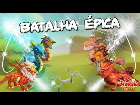 Minha batalha mais épica no Dragon Mania: A Lenda