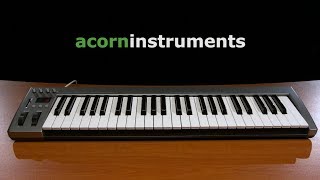 Video thumbnail for Acorn Instruments MasterKey 49 Key USB MIDI Keyboard | Gear4music by Gear4music Guitars