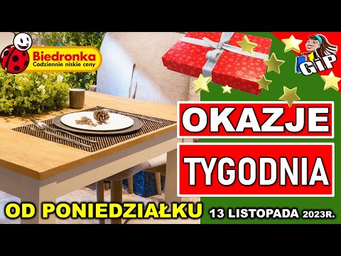 BIEDRONKA | Gazetka Promocyjna od Poniedziałku 13.11.2023. |